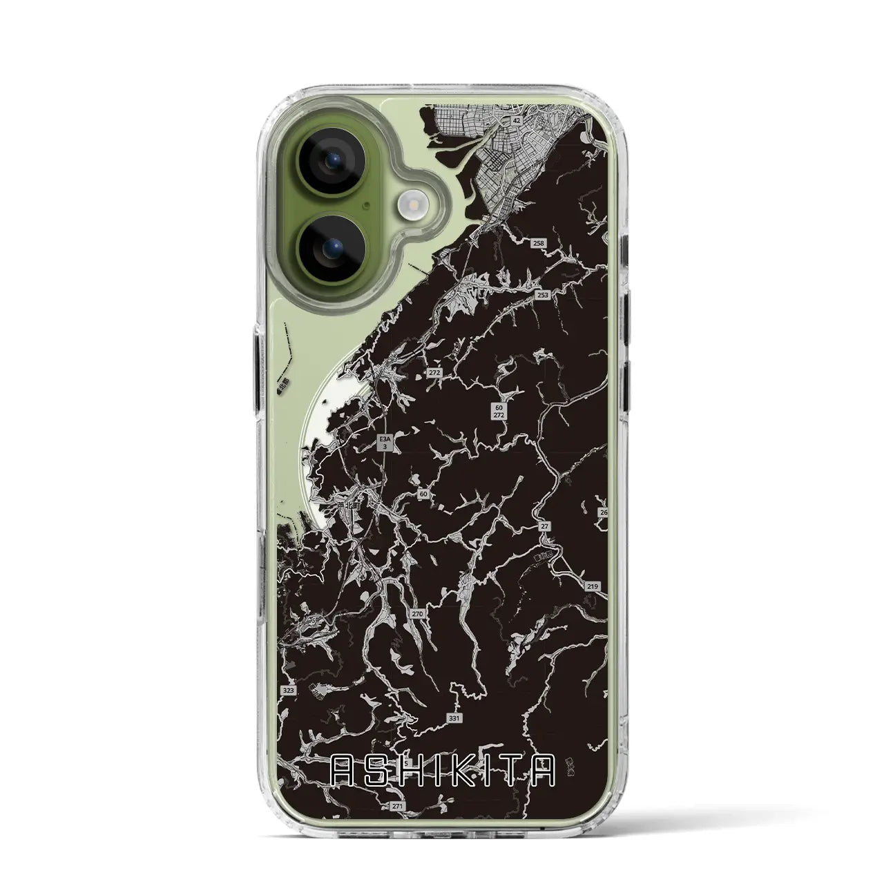 【芦北（熊本県）】地図柄iPhoneケース（MagSafeタイプ）
