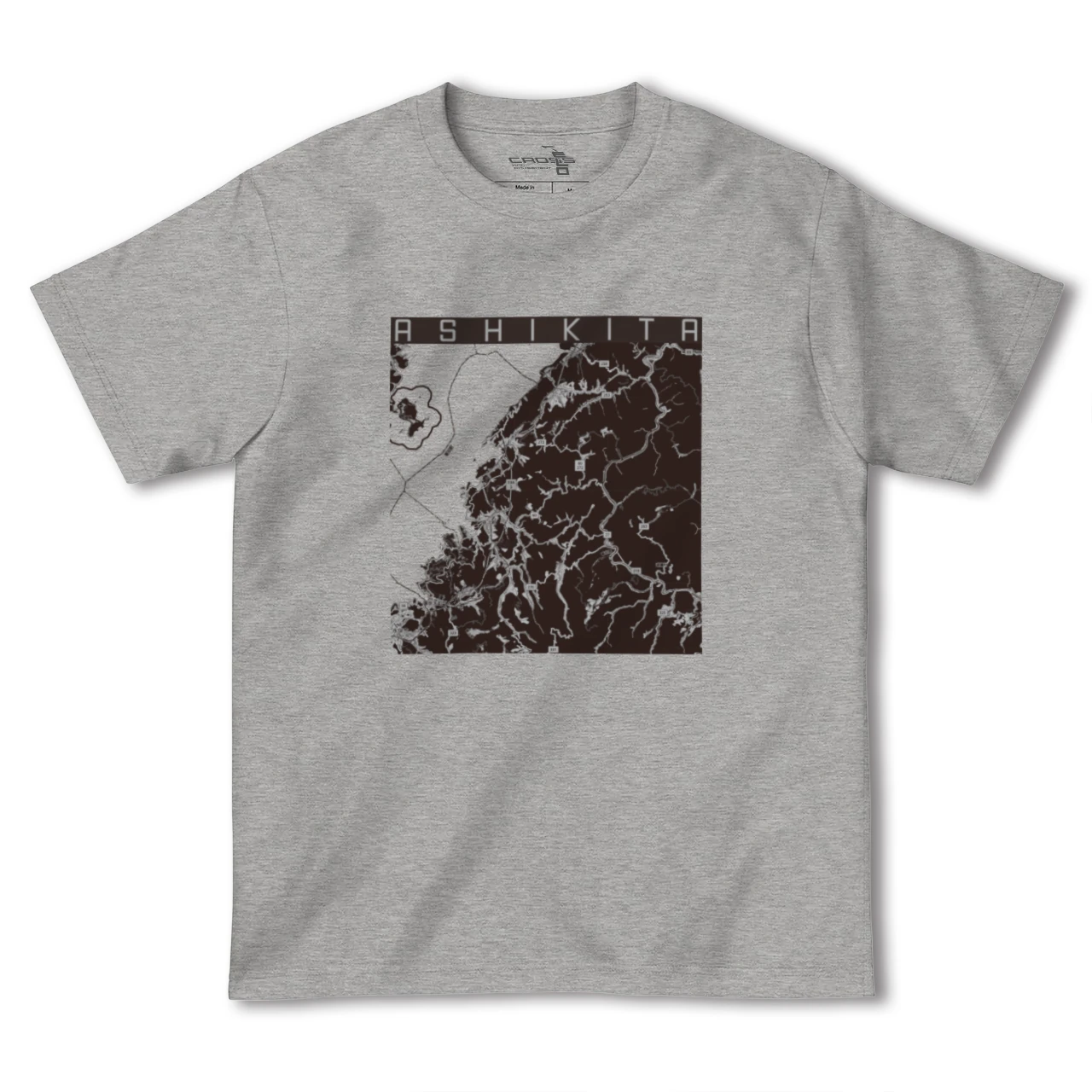 【芦北（熊本県）】地図柄ヘビーウェイトTシャツ