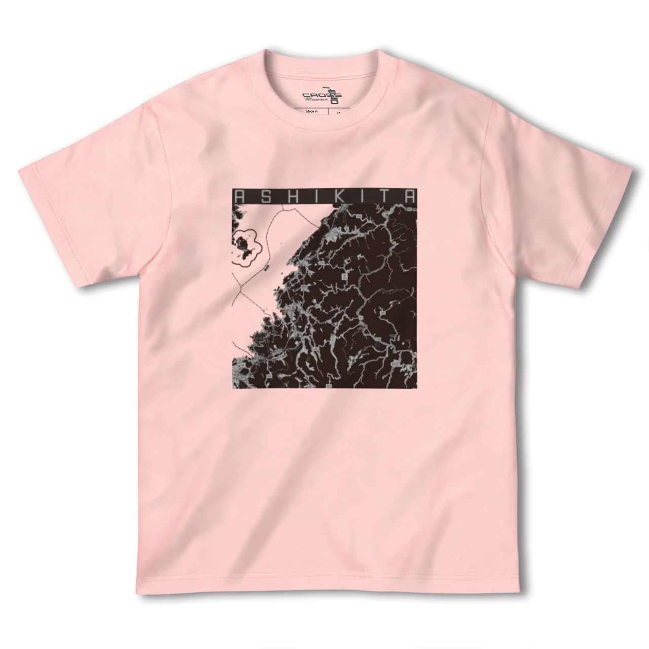 【芦北（熊本県）】地図柄ヘビーウェイトTシャツ