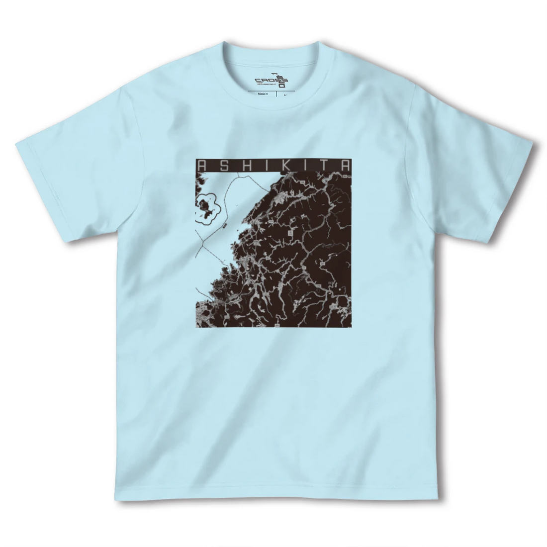 【芦北（熊本県）】地図柄ヘビーウェイトTシャツ