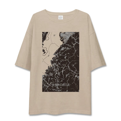 【芦北（熊本県）】地図柄ビッグシルエットTシャツ