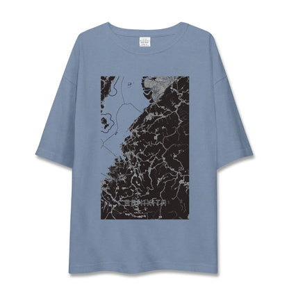 【芦北（熊本県）】地図柄ビッグシルエットTシャツ