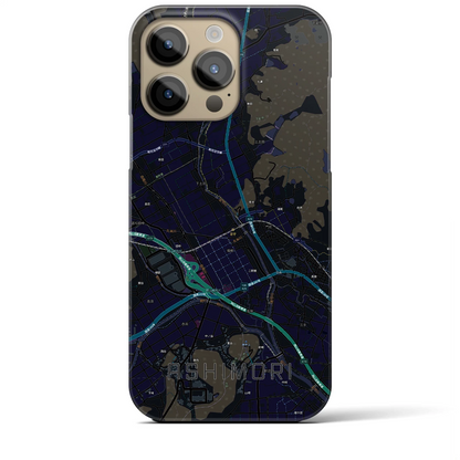 【足守（岡山県）】地図柄iPhoneケース（バックカバータイプ）