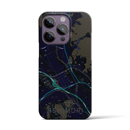 【足守（岡山県）】地図柄iPhoneケース（バックカバータイプ）