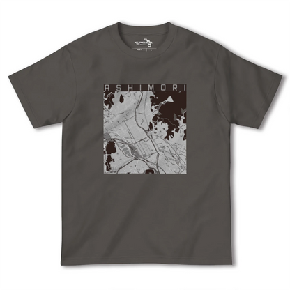 【足守（岡山県）】地図柄ヘビーウェイトTシャツ