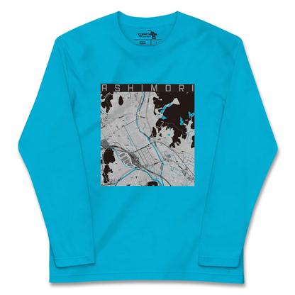 【足守（岡山県）】地図柄ロングスリーブTシャツ