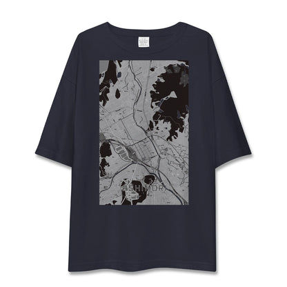 【足守（岡山県）】地図柄ビッグシルエットTシャツ