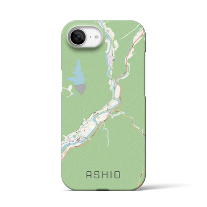 【足尾（栃木県）】地図柄iPhoneケース（バックカバータイプ）