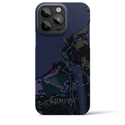 【芦屋（福岡県）】地図柄iPhoneケース（バックカバータイプ）