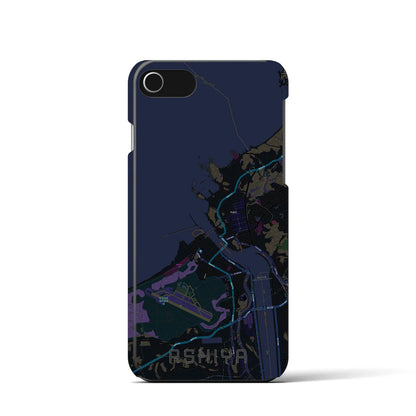 【芦屋（福岡県）】地図柄iPhoneケース（バックカバータイプ）