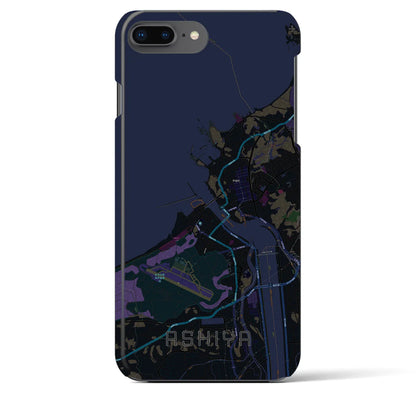 【芦屋（福岡県）】地図柄iPhoneケース（バックカバータイプ）