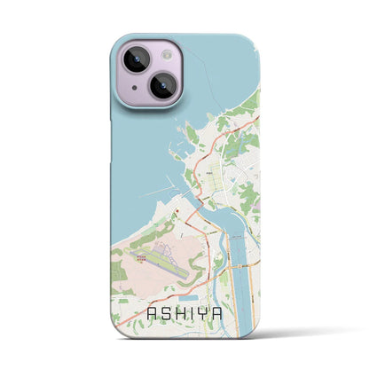 【芦屋（福岡県）】地図柄iPhoneケース（バックカバータイプ）