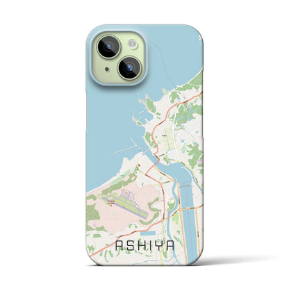 【芦屋（福岡県）】地図柄iPhoneケース（バックカバータイプ）