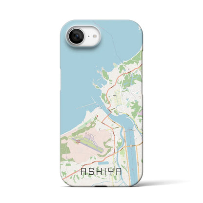 【芦屋（福岡県）】地図柄iPhoneケース（バックカバータイプ）