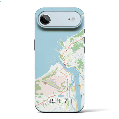 【芦屋（福岡県）】地図柄iPhoneケース（バックカバータイプ）