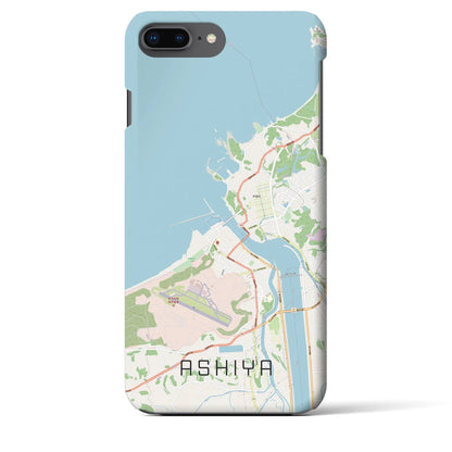 【芦屋（福岡県）】地図柄iPhoneケース（バックカバータイプ）