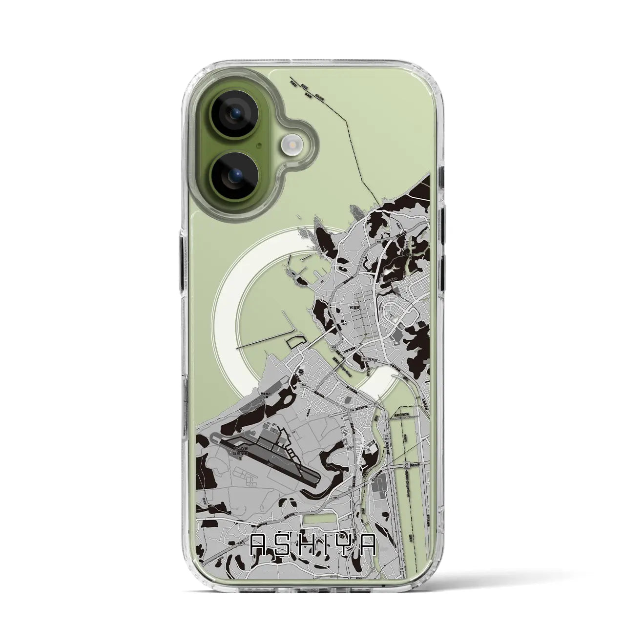 【芦屋（福岡県）】地図柄iPhoneケース（MagSafeタイプ）