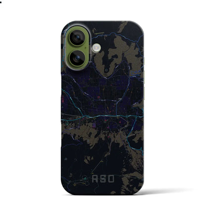 【阿蘇2（熊本県）】地図柄iPhoneケース（バックカバータイプ）