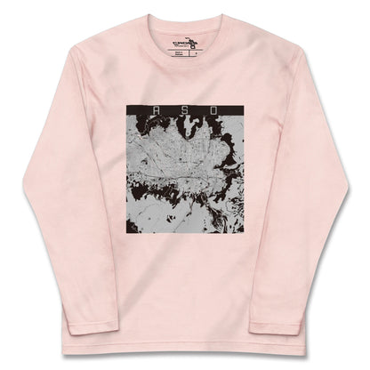 【阿蘇2（熊本県）】地図柄ロングスリーブTシャツ