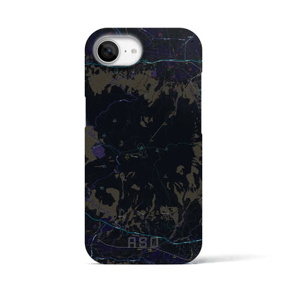 【阿蘇（熊本県）】地図柄iPhoneケース（バックカバータイプ）