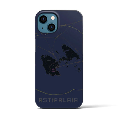 【アスティパレア（ギリシャ）】地図柄iPhoneケース（バックカバータイプ）