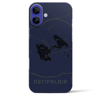 【アスティパレア（ギリシャ）】地図柄iPhoneケース（バックカバータイプ）