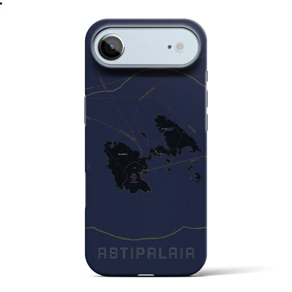 【アスティパレア（ギリシャ）】地図柄iPhoneケース（バックカバータイプ）