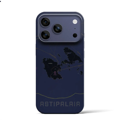 【アスティパレア（ギリシャ）】地図柄iPhoneケース（バックカバータイプ）