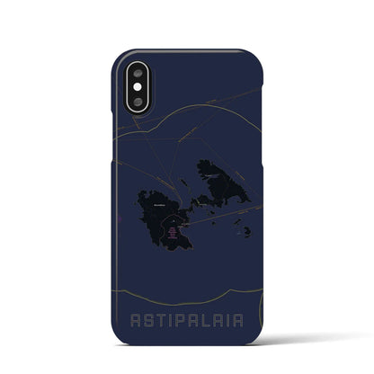 【アスティパレア（ギリシャ）】地図柄iPhoneケース（バックカバータイプ）