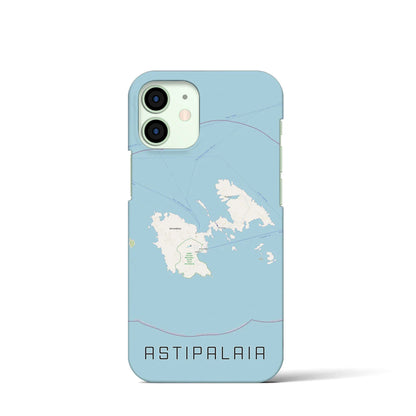 【アスティパレア（ギリシャ）】地図柄iPhoneケース（バックカバータイプ）