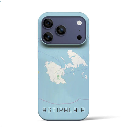 【アスティパレア（ギリシャ）】地図柄iPhoneケース（バックカバータイプ）