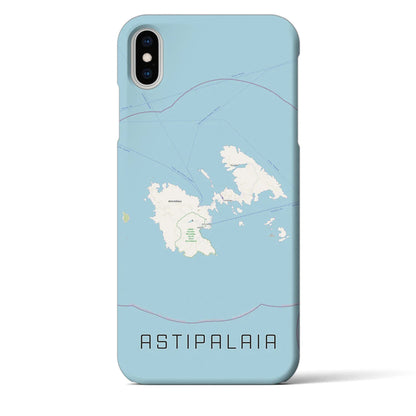 【アスティパレア（ギリシャ）】地図柄iPhoneケース（バックカバータイプ）