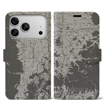 【明日香（奈良県）】地図柄iPhoneケース（手帳タイプ）