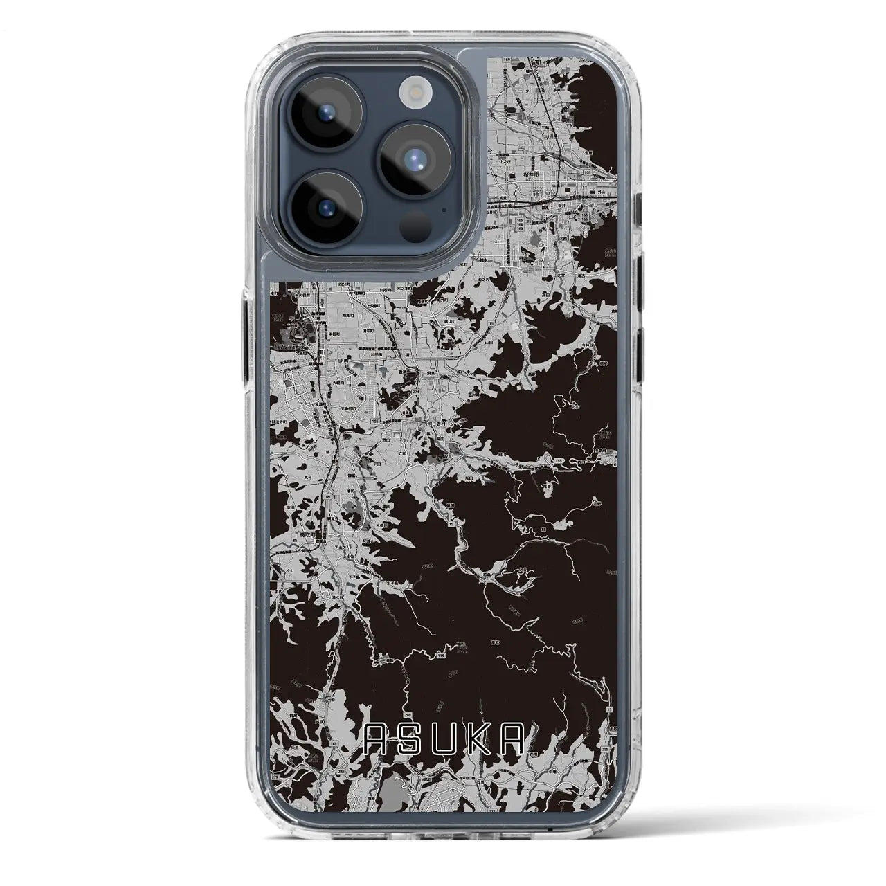 【明日香（奈良県）】地図柄iPhoneケース（MagSafeタイプ）