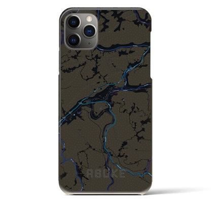 【足助（愛知県）】地図柄iPhoneケース（バックカバータイプ）