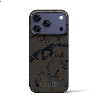 【足助（愛知県）】地図柄iPhoneケース（バックカバータイプ）