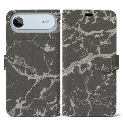 【足助（愛知県）】地図柄iPhoneケース（手帳タイプ）