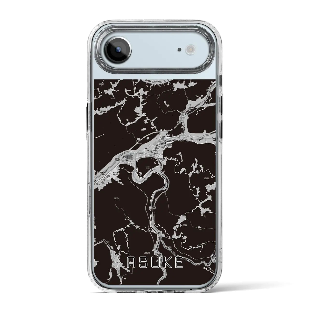 【足助（愛知県）】地図柄iPhoneケース（MagSafeタイプ）