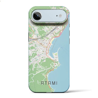 【熱海（静岡県）】地図柄iPhoneケース（バックカバータイプ）