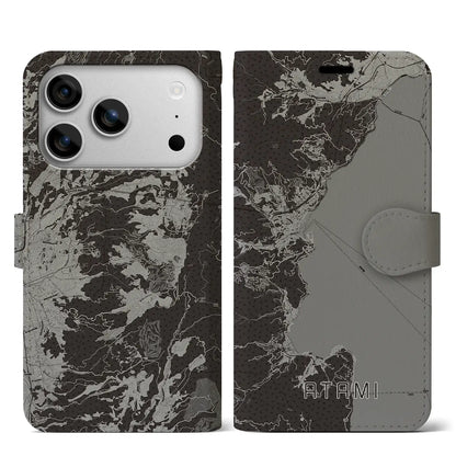 【熱海（静岡県）】地図柄iPhoneケース（手帳タイプ）