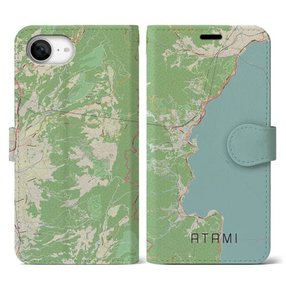 【熱海（静岡県）】地図柄iPhoneケース（手帳タイプ）