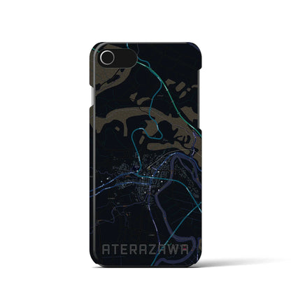 【左沢（山形県）】地図柄iPhoneケース（バックカバータイプ）