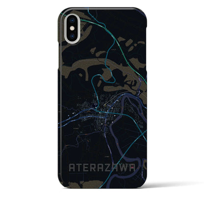 【左沢（山形県）】地図柄iPhoneケース（バックカバータイプ）