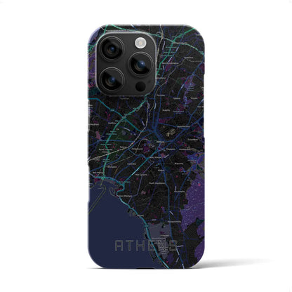 【アテネ（ギリシャ）】地図柄iPhoneケース（バックカバータイプ）