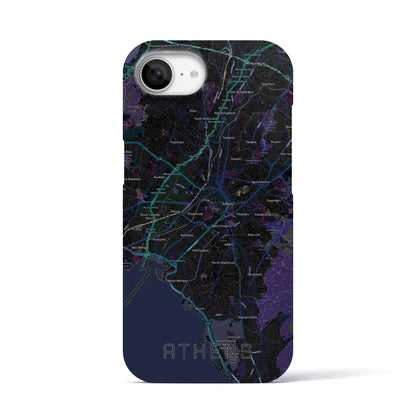 【アテネ（ギリシャ）】地図柄iPhoneケース（バックカバータイプ）