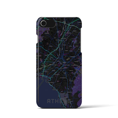 【アテネ（ギリシャ）】地図柄iPhoneケース（バックカバータイプ）