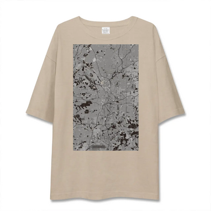 【アトランタ（アメリカ）】地図柄ビッグシルエットTシャツ