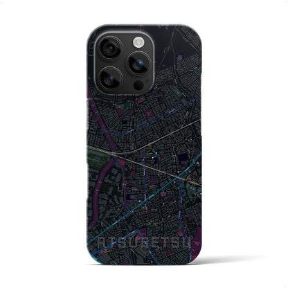 【厚別（北海道）】地図柄iPhoneケース（バックカバータイプ）