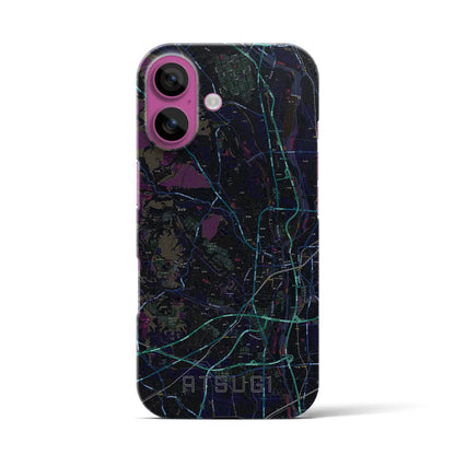 【厚木（神奈川県）】地図柄iPhoneケース（バックカバータイプ）