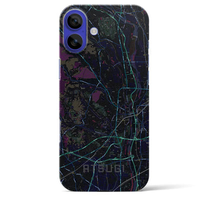 【厚木（神奈川県）】地図柄iPhoneケース（バックカバータイプ）